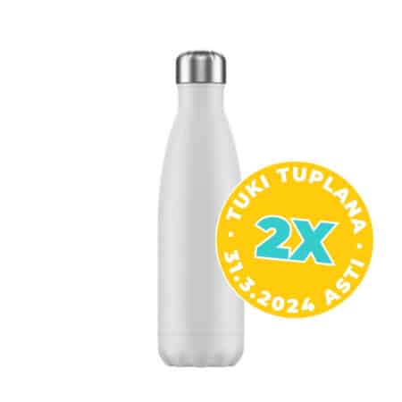Lovin / Valkoinen termospullo 550ml
