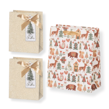 3kpl Lahjakassi Joulupuu