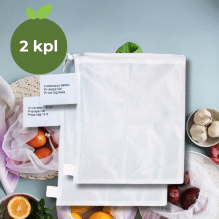 Kesto Hedelmä- ja vihannespussit 2kpl, 34x29cm