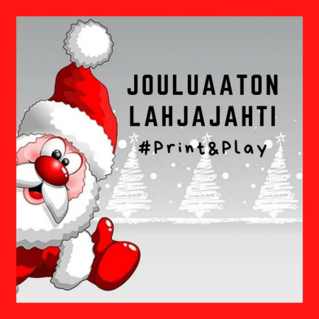 Raisu design / Jouluaaton lahjajahti -pakopeli