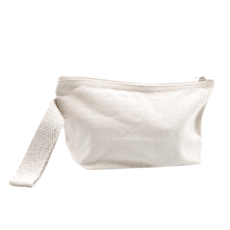 Lovin / Luomupuuvilla toilettilaukku, rannehihna