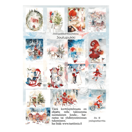 Minna L. Immonen / Joulukortit 16 kpl (valitse setti)