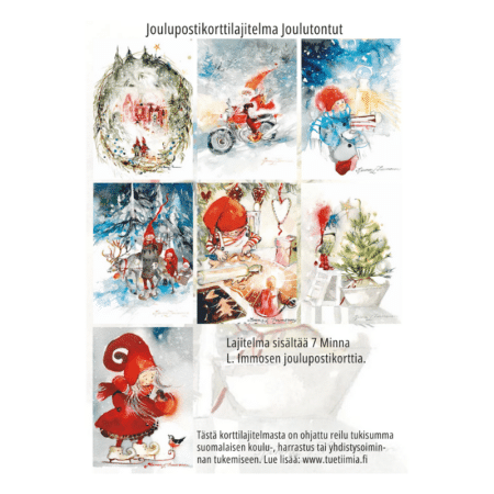 Minna L. Immonen / Joulukortit 7 kpl (Valitse setti)