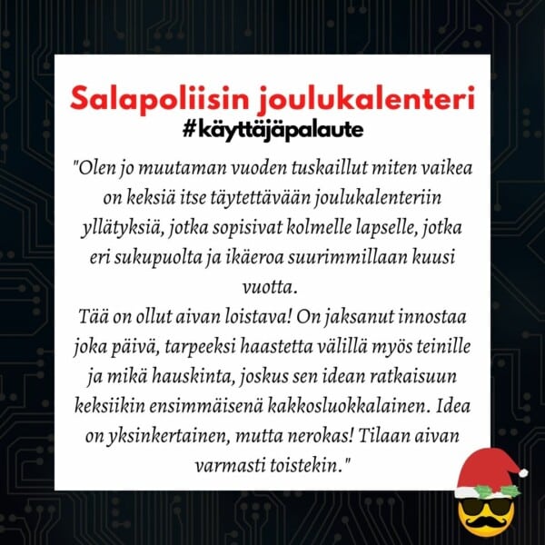 Raisu design / Salapoliisin joulukalenteri -pakopeli - Image 8