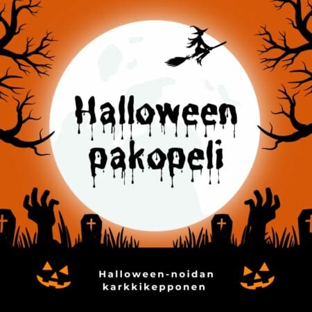 Raisu design / Halloween-noidan karkkikepponen -pakopeli