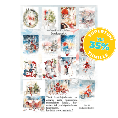 Minna L. Immonen / Joulukortit 16 kpl (valitse setti)