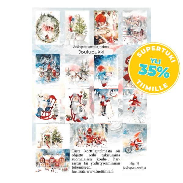 Minna L. Immonen / Joulukortit 16 kpl (valitse setti)