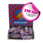 Oukki Doukki Vahva salmiakki 210kpl jättisatsi