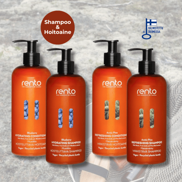 Rento / Shampoo 400ml + Hoitoaine 400ml