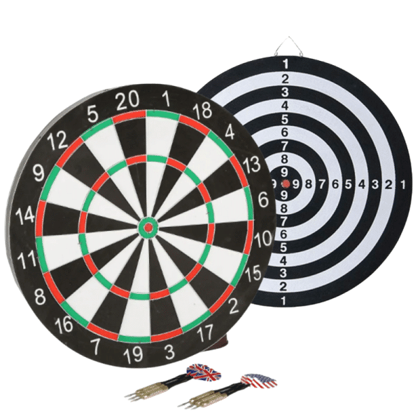 Kaksipuoleinen Tikkataulu Darts + tikat 6 kpl