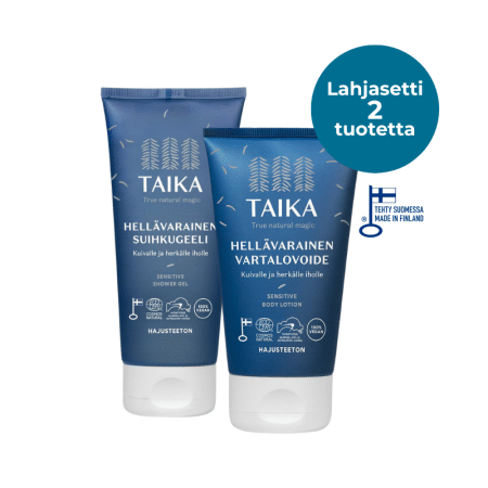 Taika / Lahjasetti: Hellävarainen suihkugeeli & vartalovoide