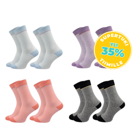 2 paria urheilusukkia (koot 35-42)