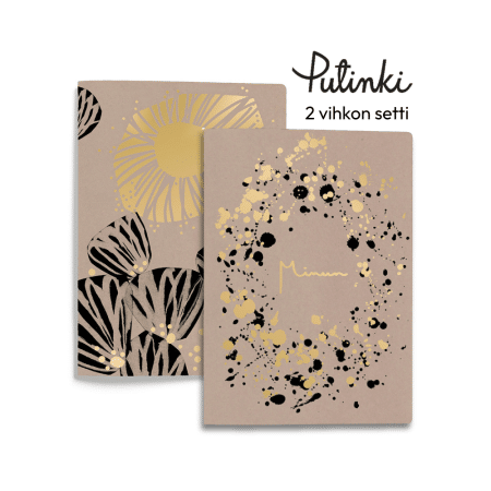 Putinki Design, 2kpl A5 muistivihkoja