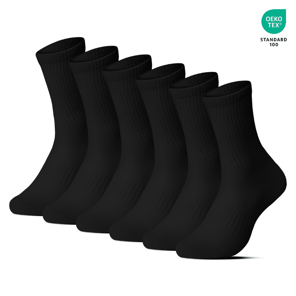 3 paria mustia urheilusukkia, koot 35-46 - Image 4