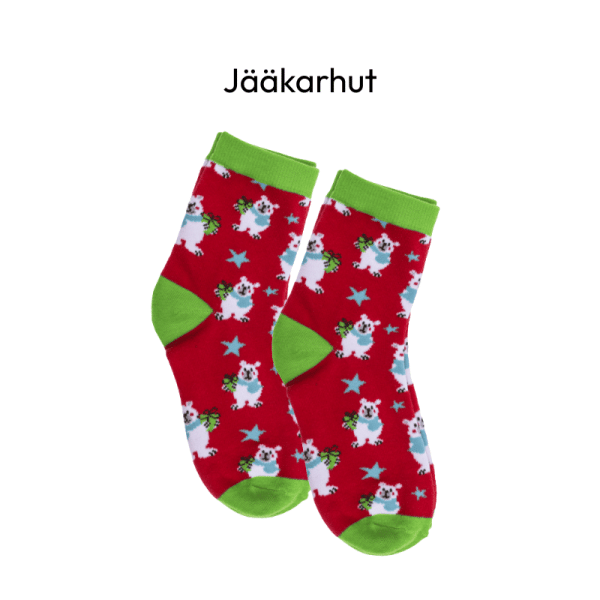 Lasten Joulu taikasukat, koko 22-34 (valitse vaihtoehdoista) - Image 3