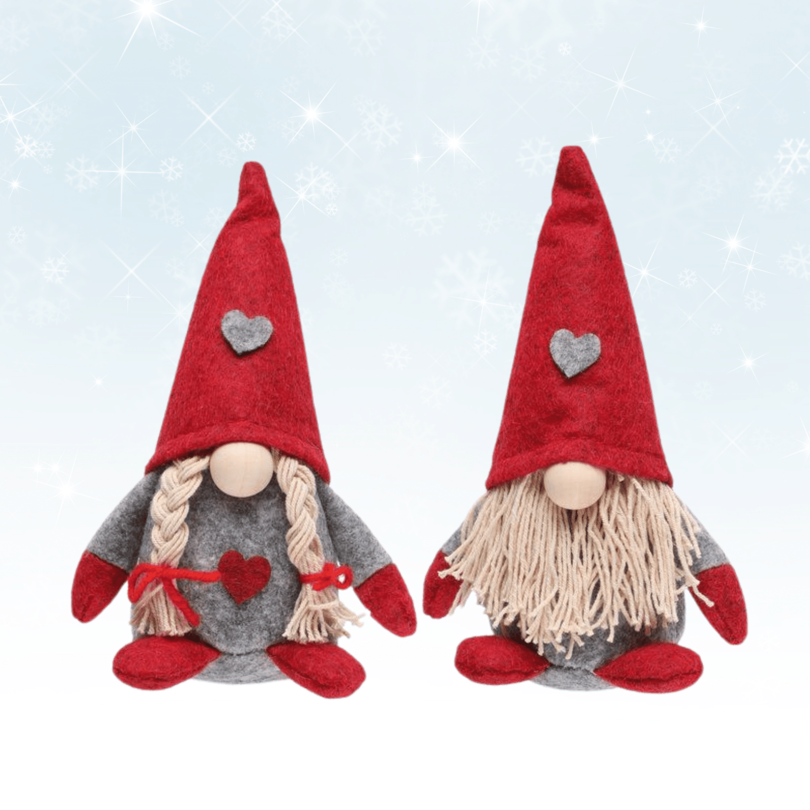 Tonttukaksikko Lumi & Tuisku 15cm