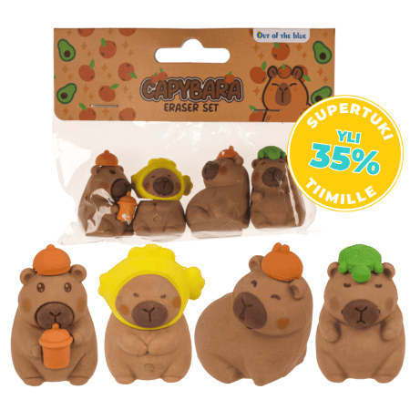 Cabypara pyyhekumit, 4kpl setti