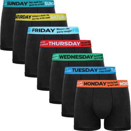 Viikonpäivä bokserit 7kpl
