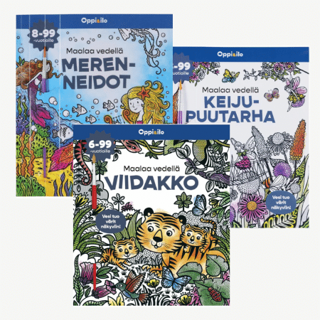 Oppi&Ilo / Maalaa vedellä - puuhavihko