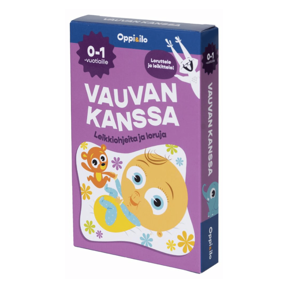 Oppi&ilo / Vauvan kanssa -puuhakortit