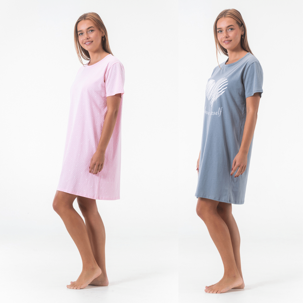 Naisten yöpaita, 100% puuvilla - Image 4