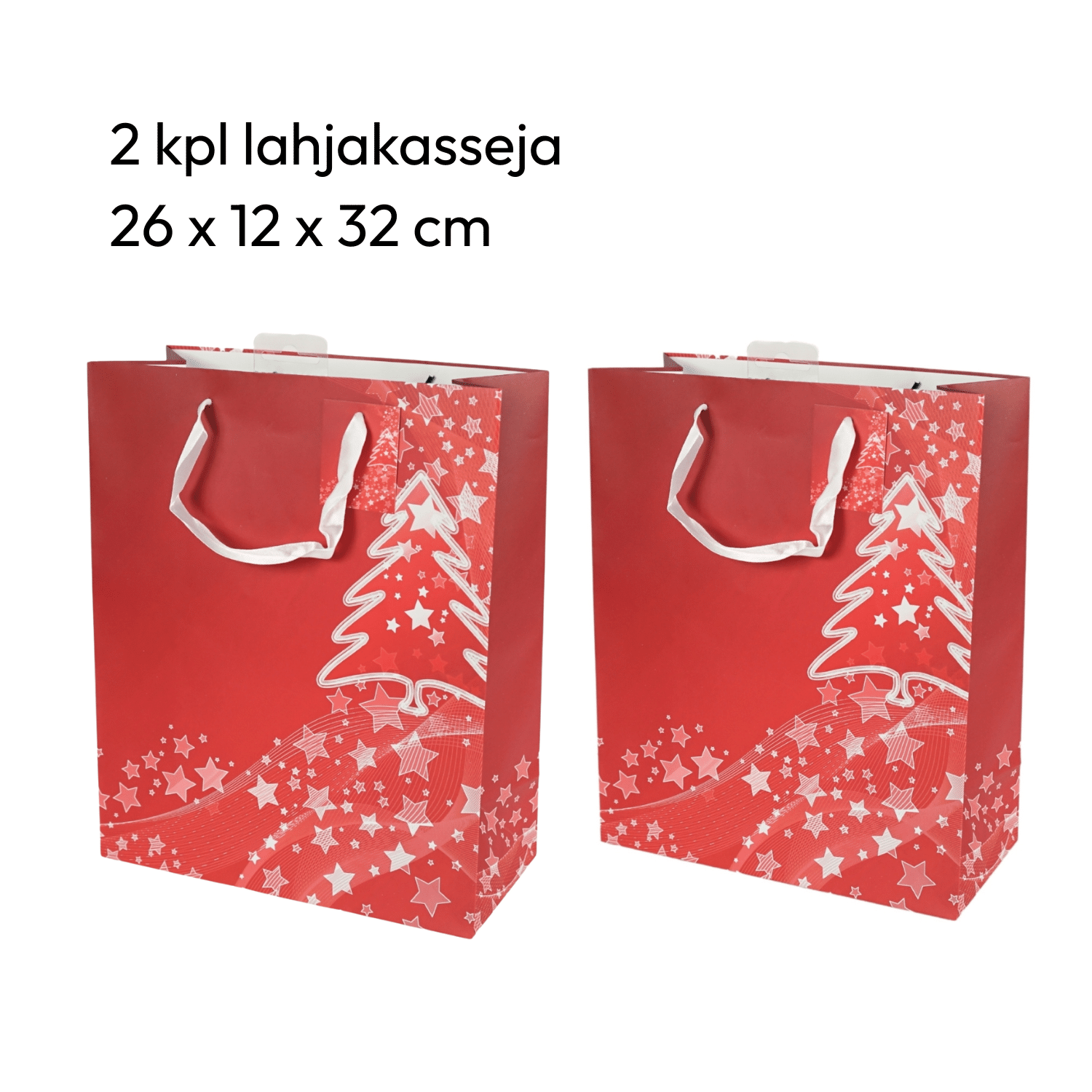 4 kpl Lahjakassi pullolle Punainen - Image 2