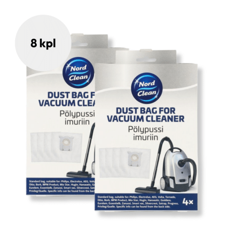 Nord Clean / Pölypussit 8 kpl, S-bag