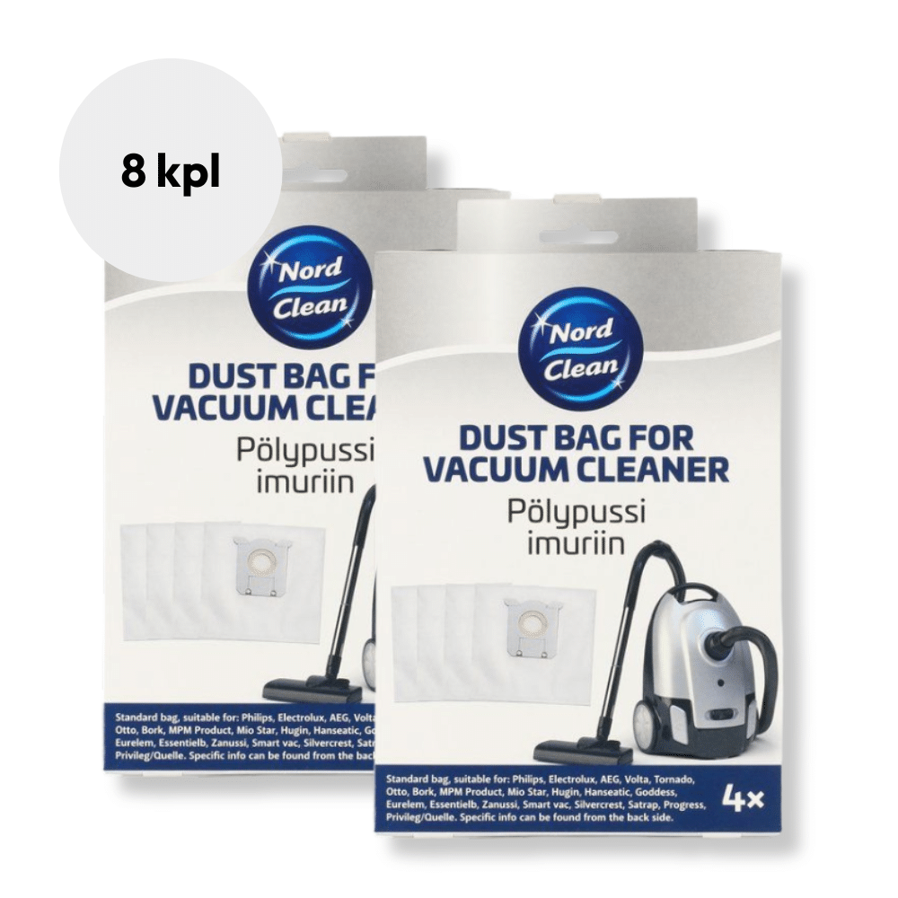Nord Clean / Pölypussit 8 kpl, S-bag