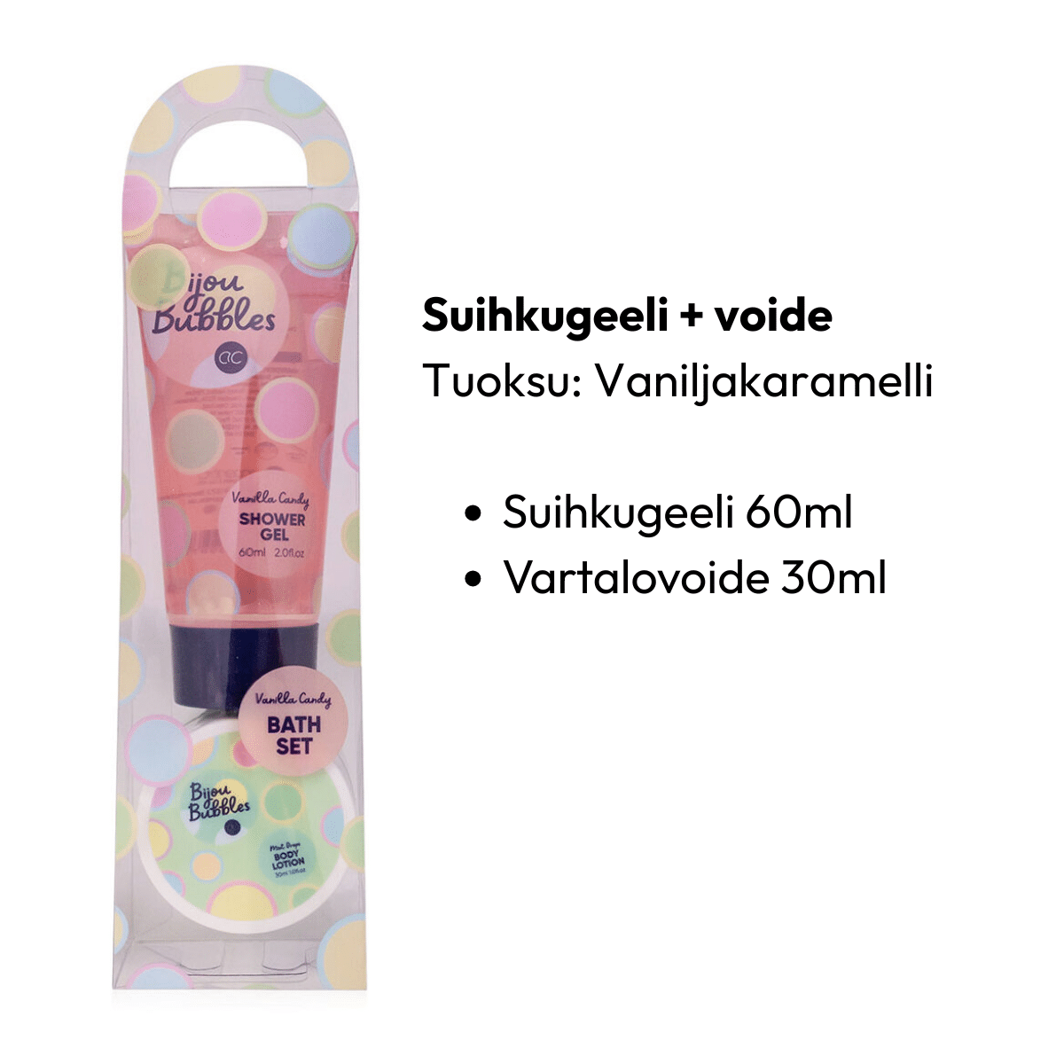 Bijou Bubbles Vaniljakaramelli tuotesetti - Image 3