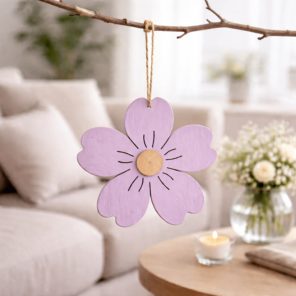 Lovin / Puinen kukkakoriste 13 cm - Image 7