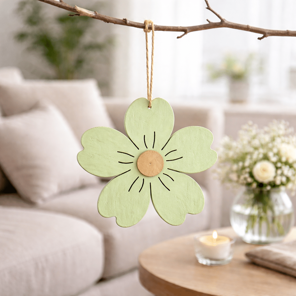 Lovin / Puinen kukkakoriste 13 cm - Image 6