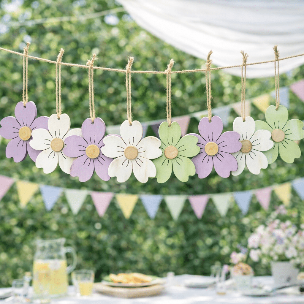 Lovin / Puinen kukkakoriste 13 cm - Image 4