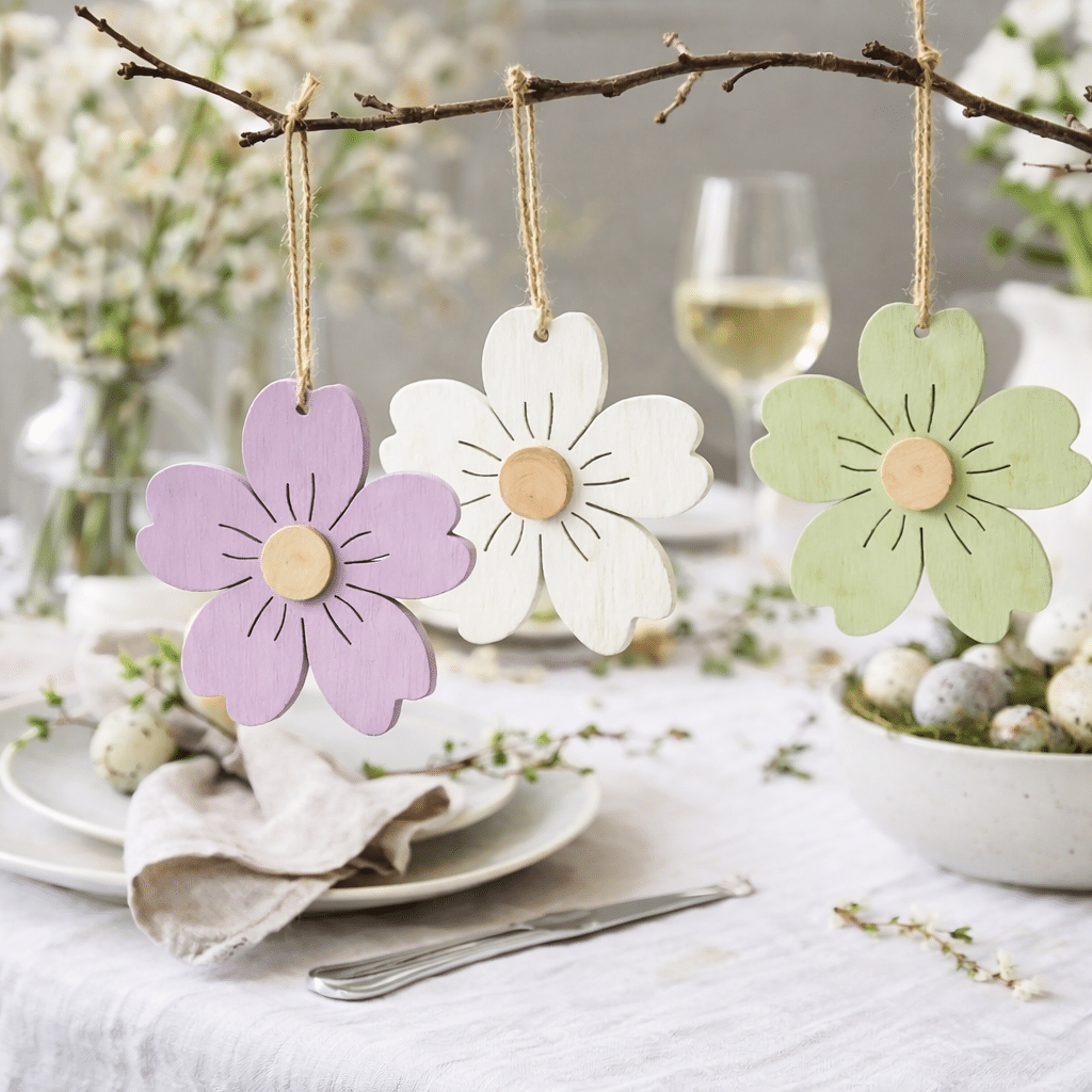 Lovin / Puinen kukkakoriste 13 cm - Image 3