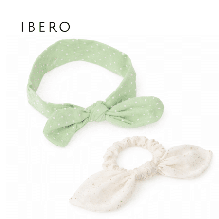 Ibero / Joustopanta + rusettidonitsi, minttu ja valkoinen