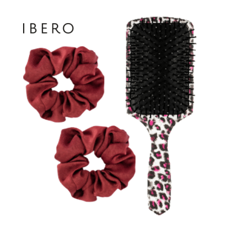 Ibero / Hiusharja + 2 hiusdonitsia, punainen