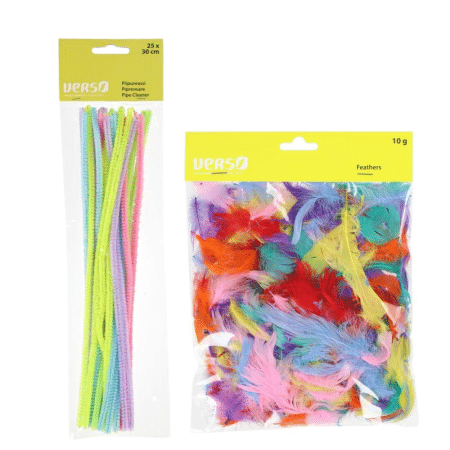 Verso / Setti: Piippurassi 30cm + Koristehöyhenet