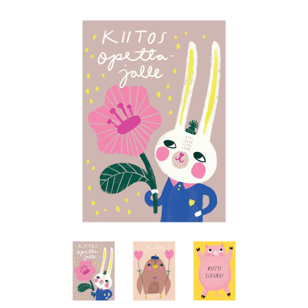 Mira Mallius / Kiitoskortti (valitse malli)