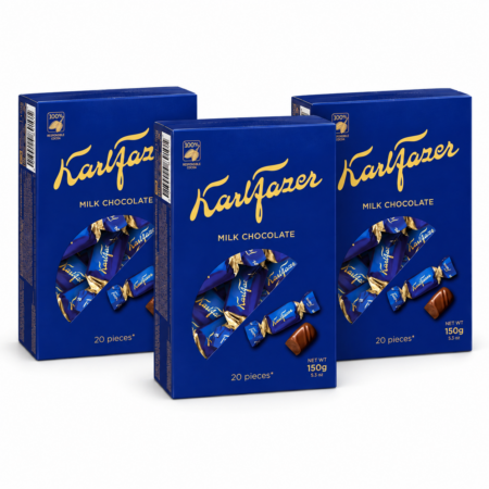 Fazer / Maitosuklaakonvehti, 3 rasiaa