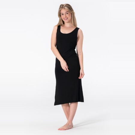 Gaubert® Bamboo pitkä alus- ja yömekko, musta