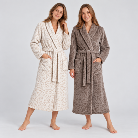 Gaubert® Savanna pitkä fleece-kylpytakki