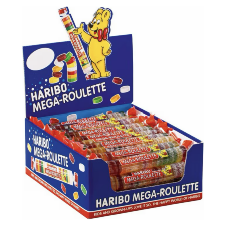 Haribo Mega-Roulette 45 g, 40 kpl laatikko