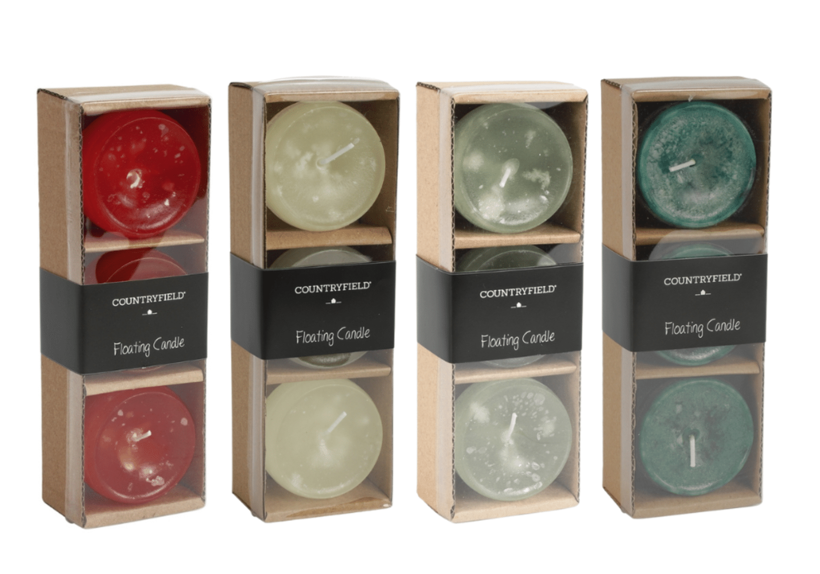 lahjakynttilät kelluvat